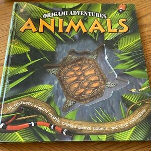 Origami Adventures Animals Book 14 Origami Models, Printed Animal Papers…